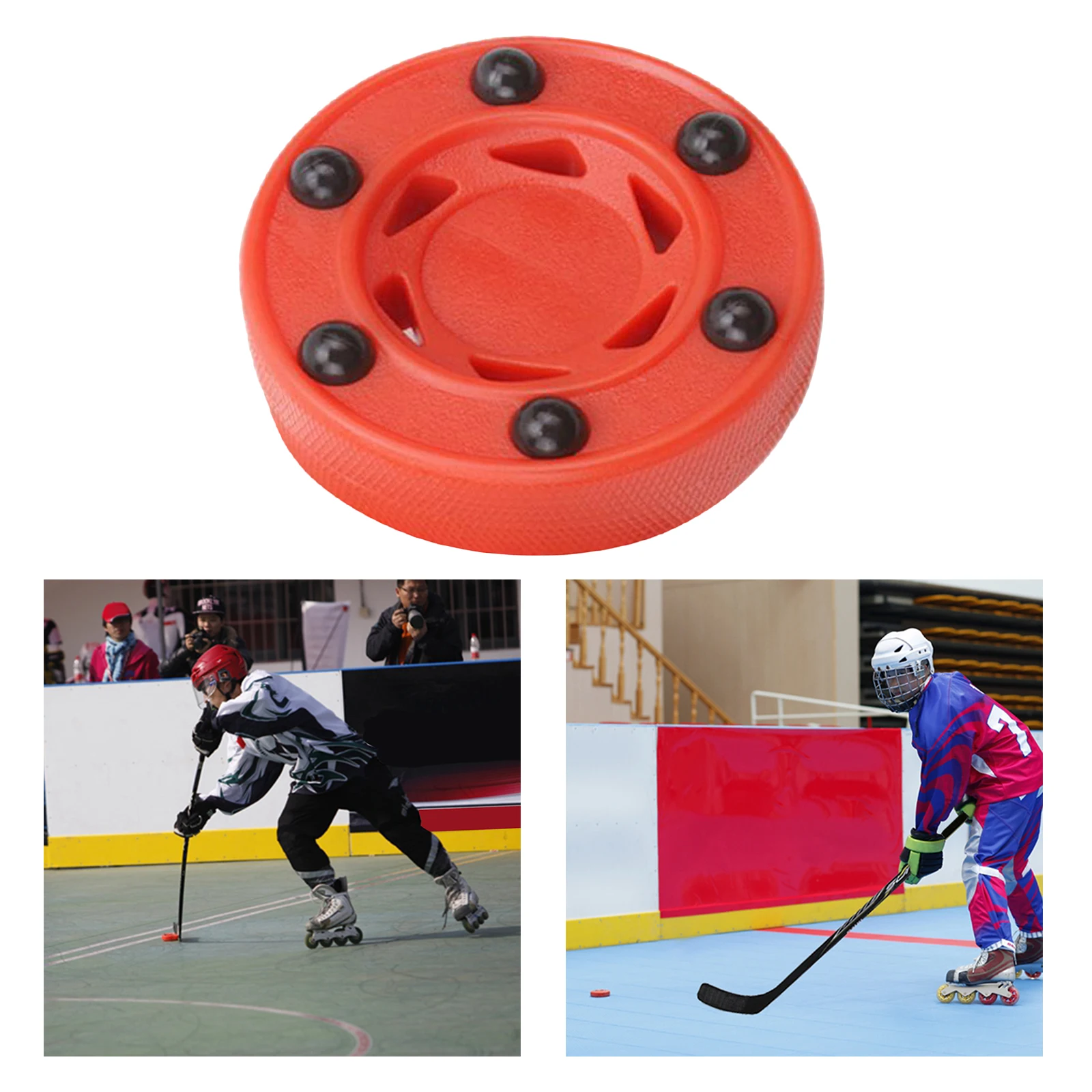 Professional Ice Hockey Pucks Roller Hockey Balls Classic Winter Sports Supplies for Street Hockey Practice Training Athletes