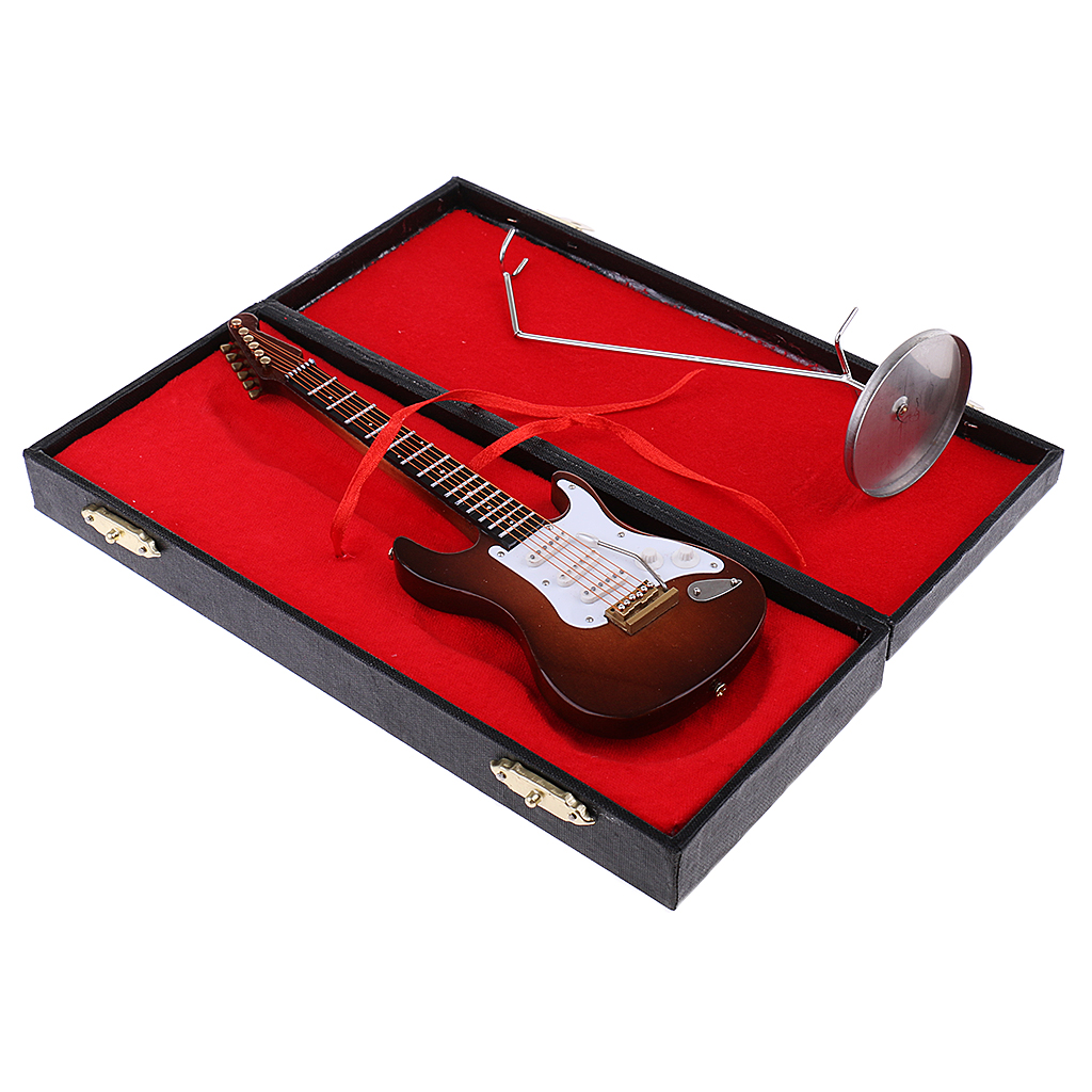 MagiDeal 1/6 Scale Wood Electric Guitar Model for 12 Inch Action Figure Accessory Kids Toys