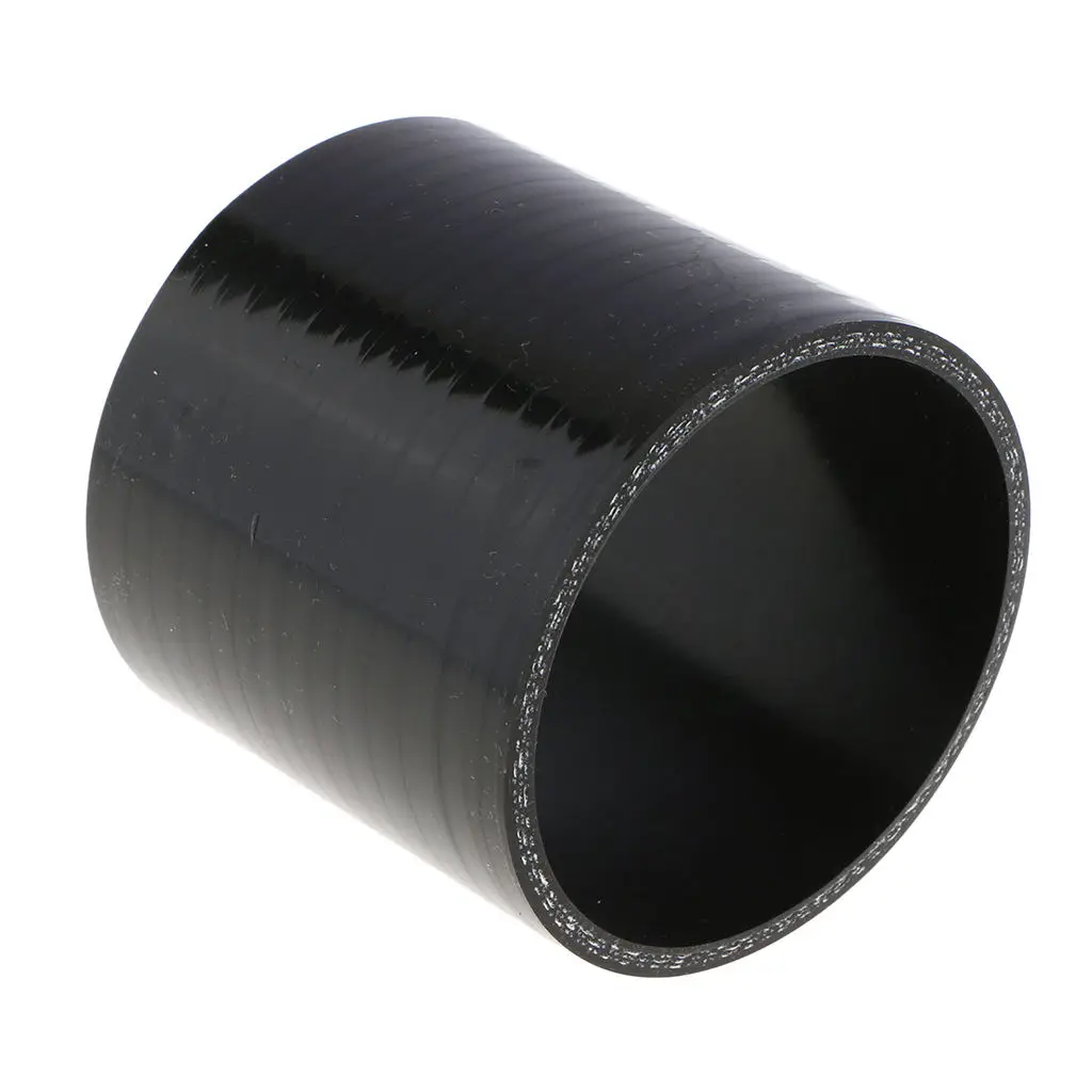 Silicone High Temperature 4-Ply Reinforced Straight Coupler Hose, 0.3Mpa to 0.9Mpa Working Pressure, 3 inch Length, 3.5 inch ID