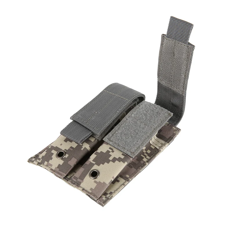 9MM Magazine Pouch Close Holster 600D Tactical Molle Dual Double Pistol Mag Bag 
