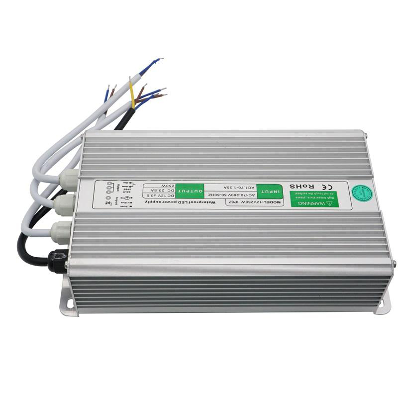 IP67 Waterproof Lighting Transformers DC 12V 24V Power Supply Led Driver For 5050 2835 3528 Led Strip Light