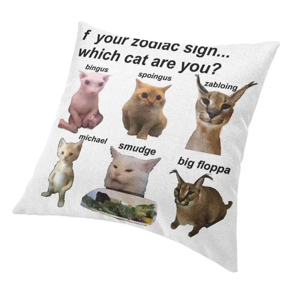 3D The simulation Cat Cushion Cover Home Sofa Decoration  Pillow Case Cover 