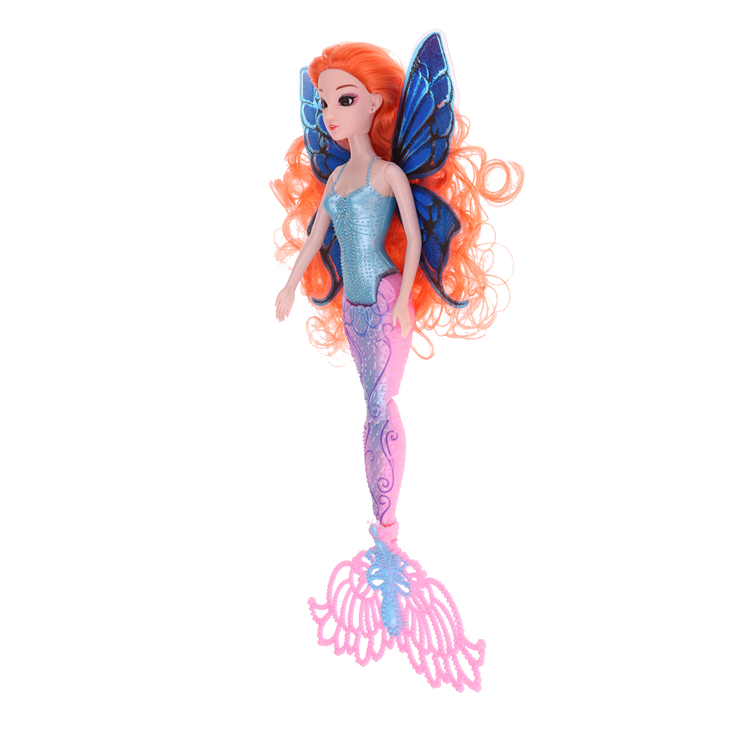 Stylish Mermaid Doll Toy Mermaid Rainbow Lights Doll Classic Princess Toys Custom Doll Collection Birthday Gifts