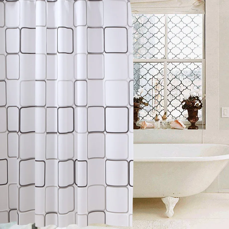 Bathroom Shower Curtain 3D Waterproof Mildew proof Bath Curtain Shower Curtains 