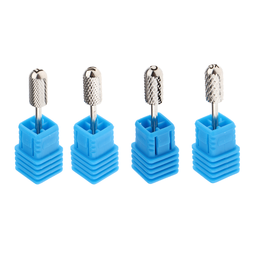 Girls Boys Cuticle Clean Nail Drill Bits Set False Nail Remove Drill Bit Kit