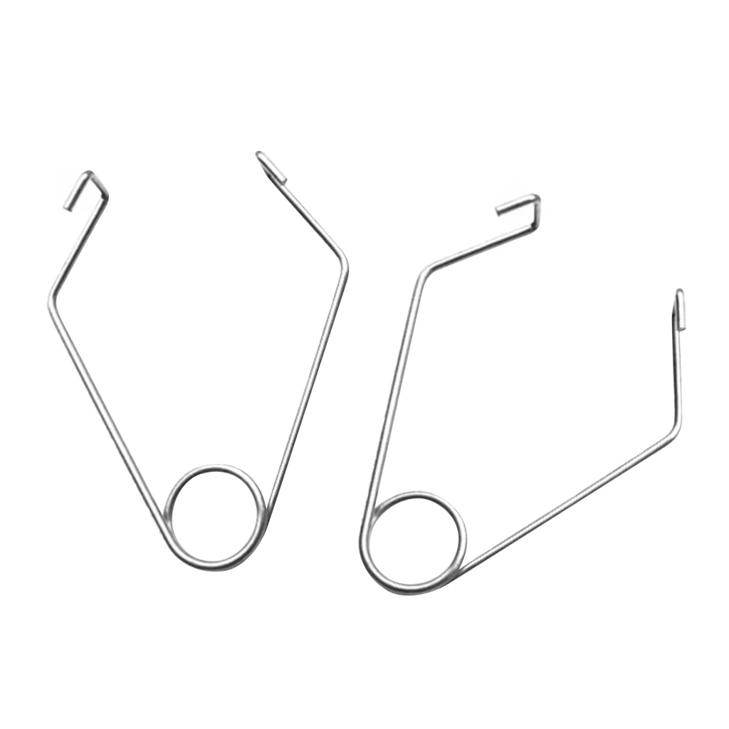 2 pieces stainless steel hooks to attach climbing sling climbing rope protection