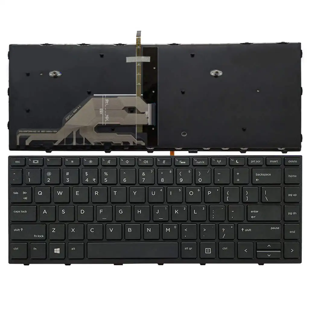 Laptop US English Keyboard W/ Backlit Replacement for HP ProBook 430 G5 445 G5 440 G5