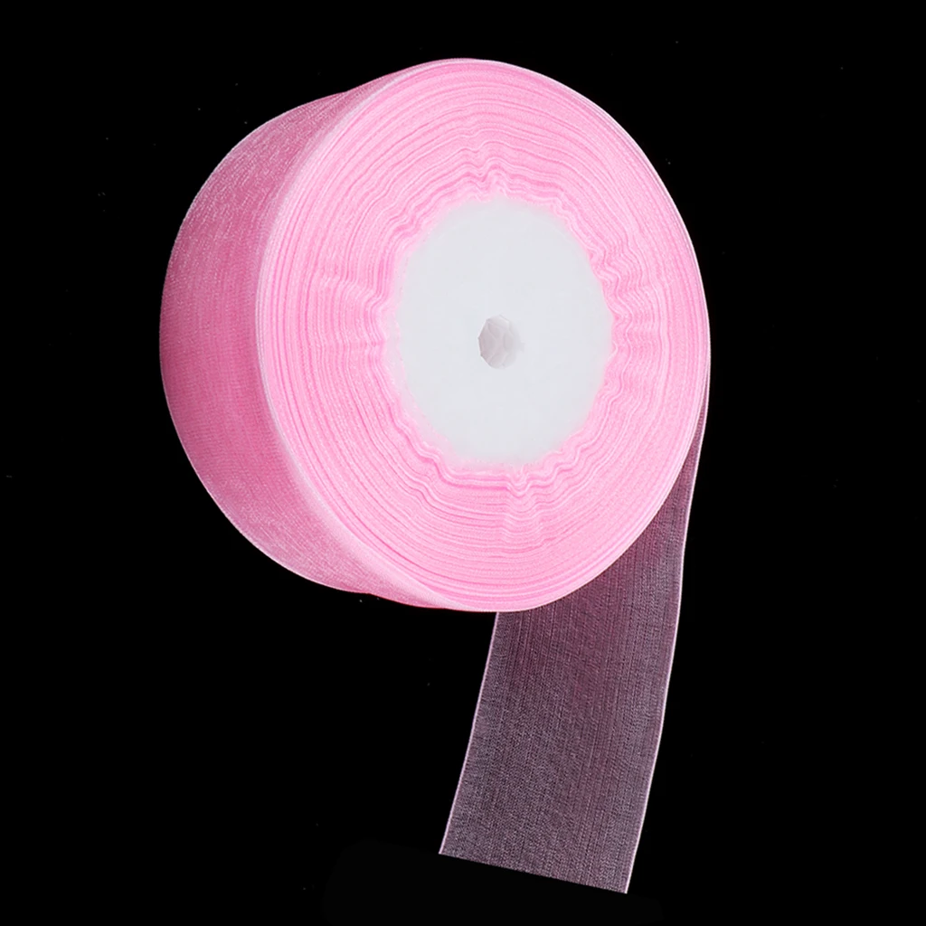 Sheer Solid  Ribbon Tulle Roll Spool 4cm/1.5inch  50Yards