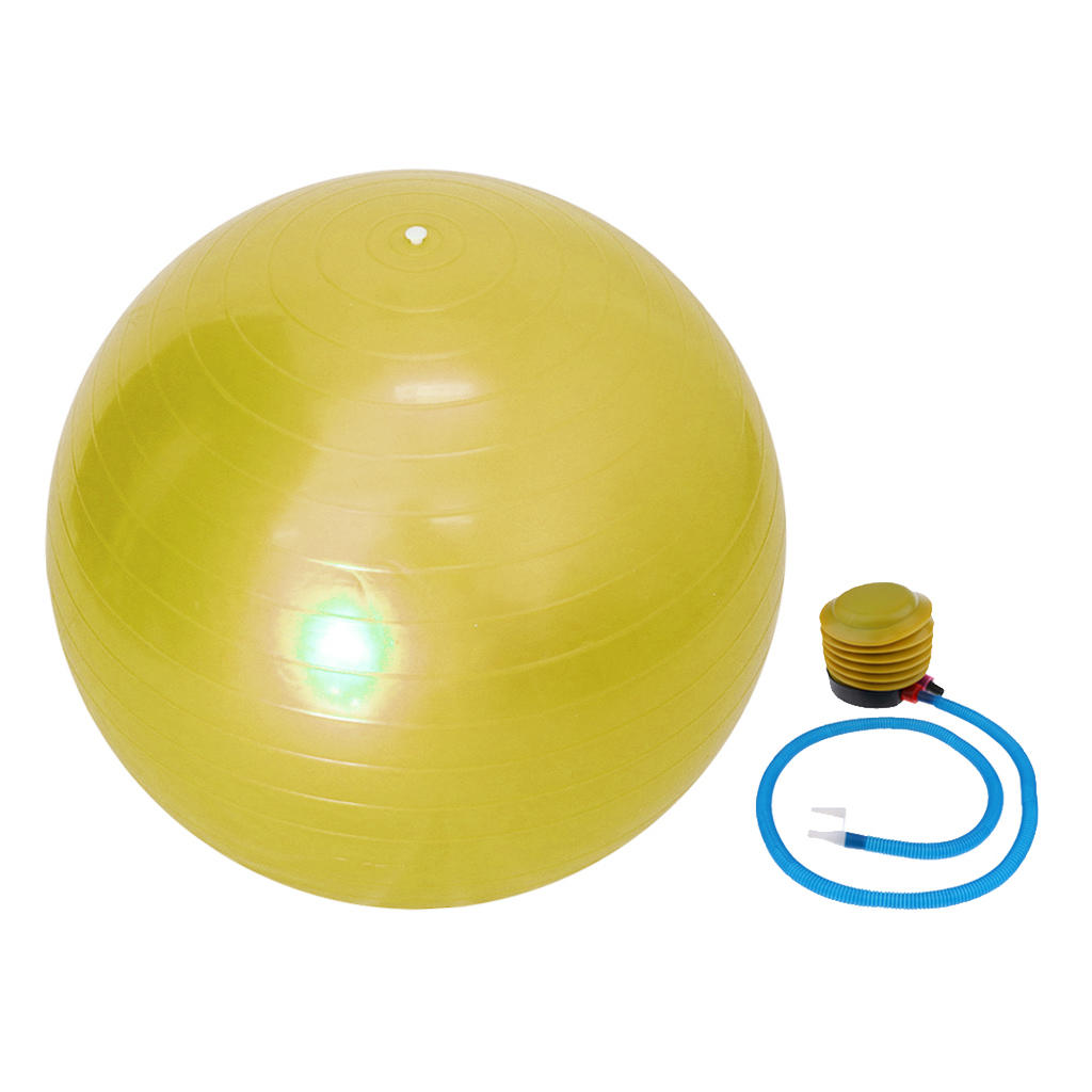 55cm Anti Burst Sports Yoga Ball w/ Pump Pilates Fitness Gym Balance Stability Swiss Ball  Exercise Workout Massage Ball