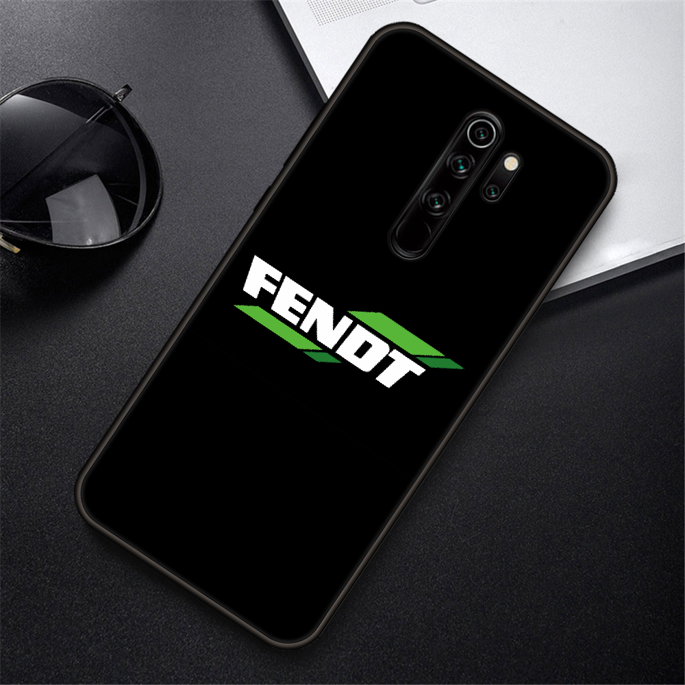 Phone Case For Xiaomi Redmi Note 8 8T 10 9 9S 7 6 Pro xiaomi 9 9A 8 8A 7 6  Black Cover Shell 3D Bumper Tpu Coque fendt Tractor