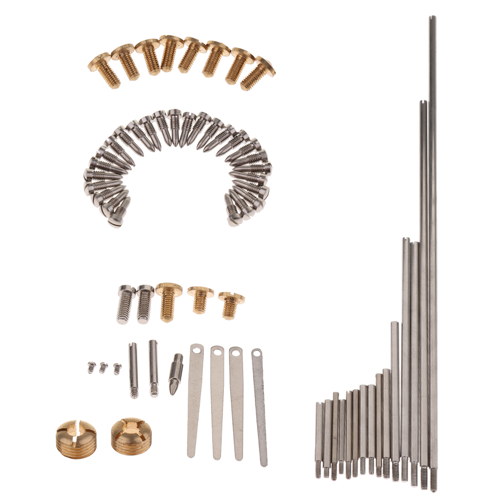 1 Set Saxophone Screws Flat Springs for Alto Tenor Soprano Sax Accessory