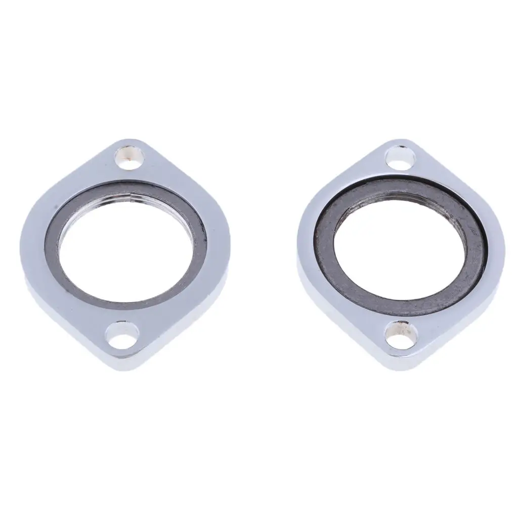 Silver Exhaust Muffler Flange Kit for Harley   XL883 