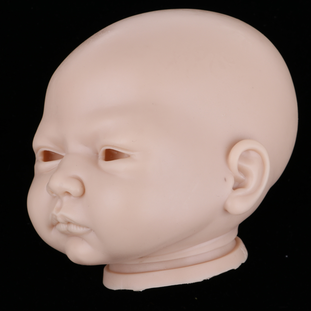 20inch Reborn Head Sculpt Newborn Awake Baby Doll Head Mold Unpainted #h