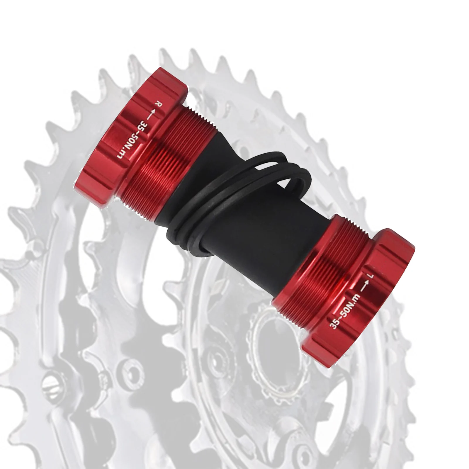 Ultralight Bike Bottom Bracket MTB Road Bike Threaded Crankset Sealed Bearings BB01 for 68-73mm Bottom Bracket Shell Component