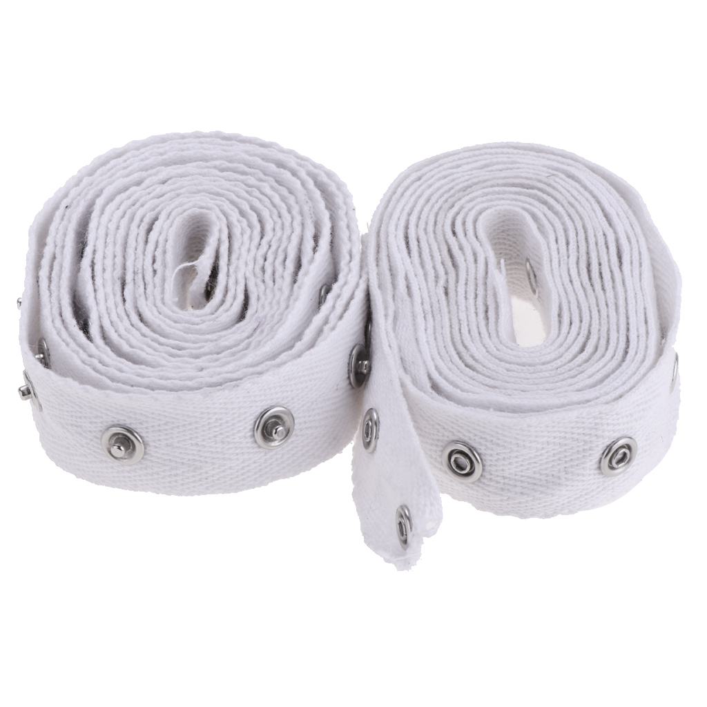 2 Yards 20mm Silver Metal Snap Buttons Tape DIY Sewing Craft Supply Fastener