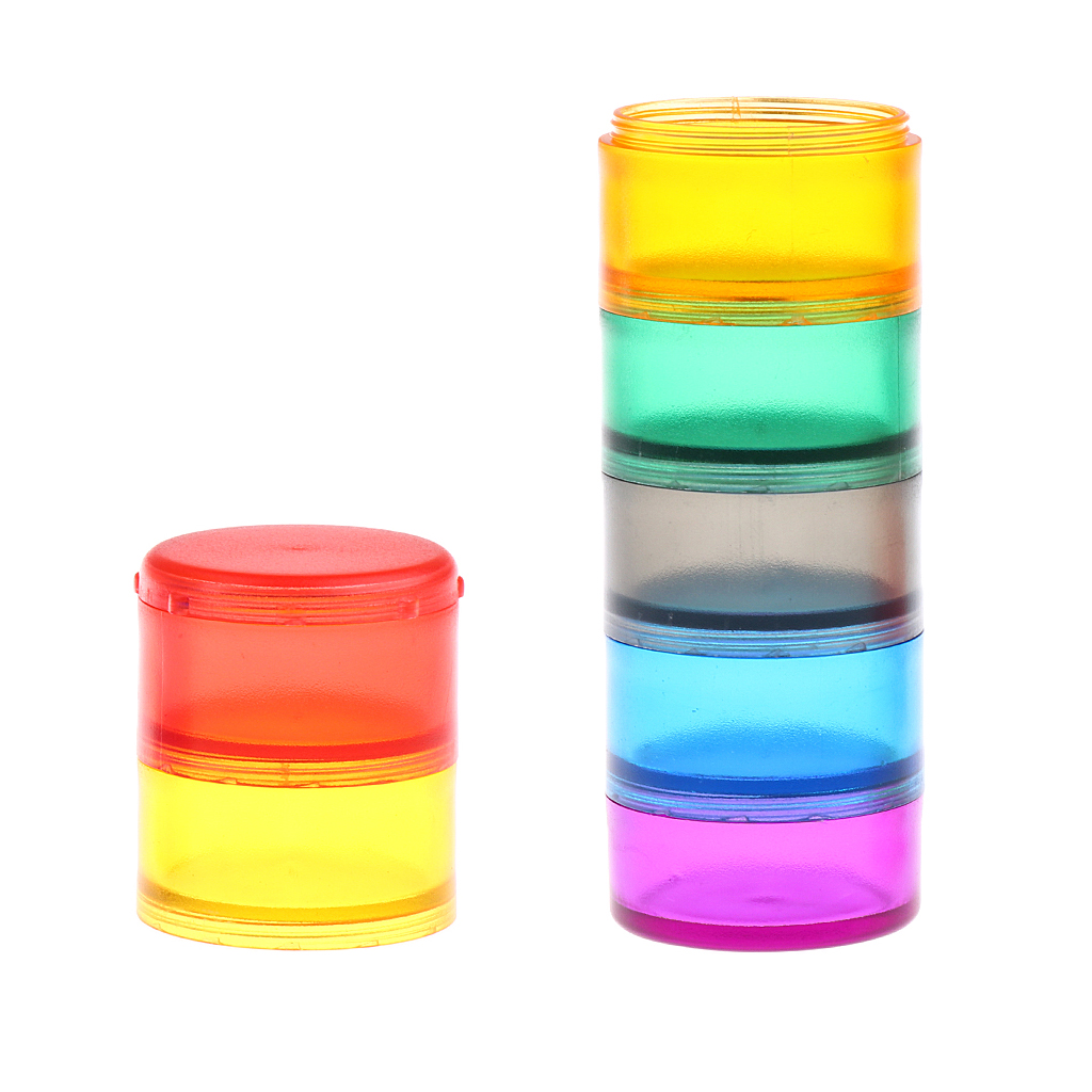 Weekly 7 Days Large Medicine Storage Organizer Tablet Pill Case  Jars