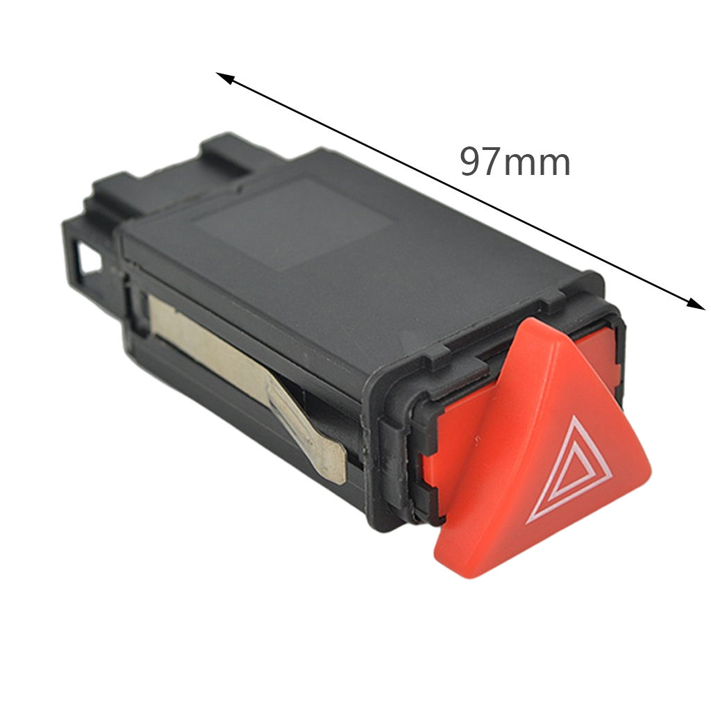 Hazard Light Switch Push Button Emergency Light Switch Fit for Audi A3 Hatchback 8L1 1.8T 1.9T 1996-03 8L0941509J
