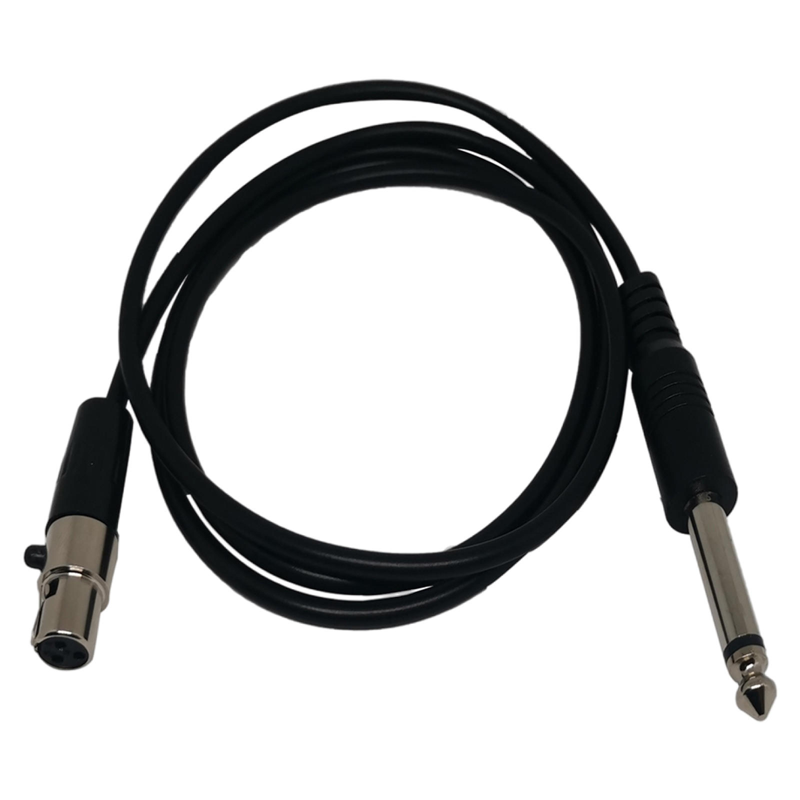 3ft Female Mini XLR to 6.35mm Male Cable Cord Audio Line for Mic Power Amplifier Audio Sound Consoles Microphones Stereo System,