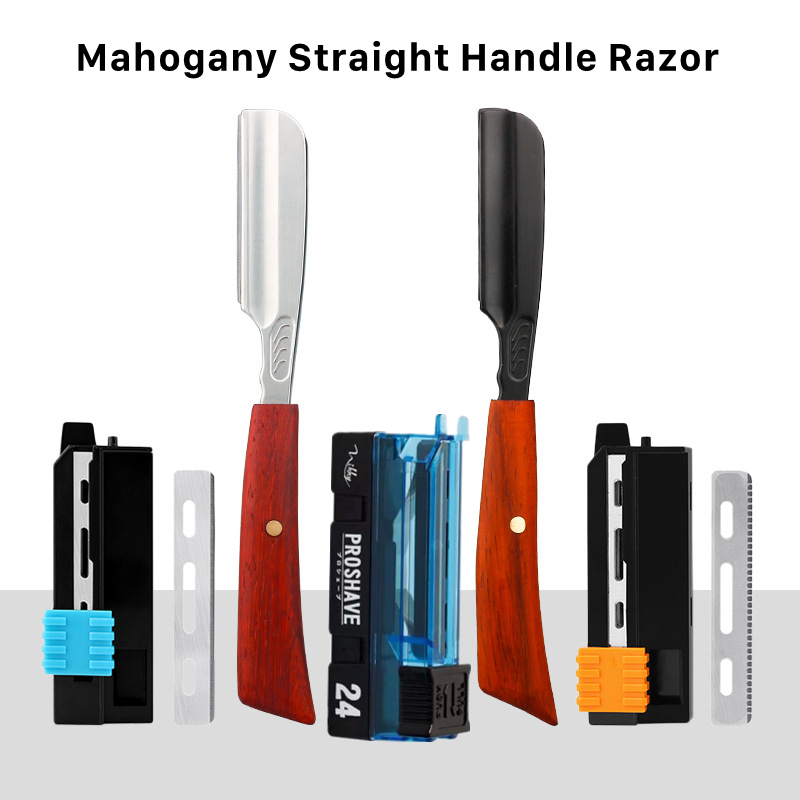 Best of Japanese Feather Razor Mahogany Straight Handle Vintage Manual Change Blade Shaving Razor Retro Folding Knife And Blades Reviews & Tips