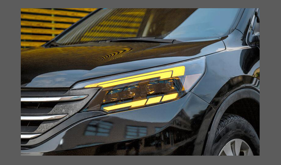 AKD Head Lamp for Honda CR-V LED Headlight 2012-2014 Headlights CRV DRL Turn Signal High Beam Angel Eye Projector Lens