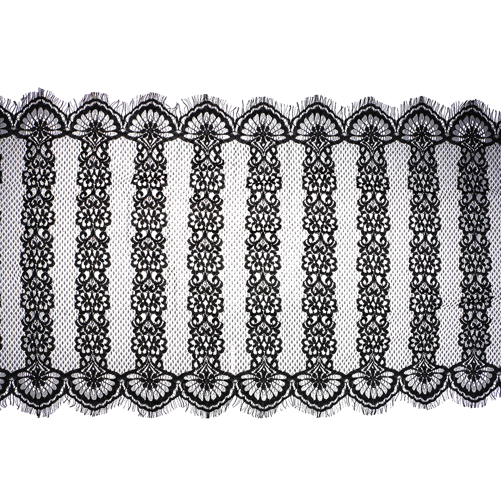 3 Yards Eyelash Lace Edge Trim Ribbon Wedding Sewing Applique 40cm
