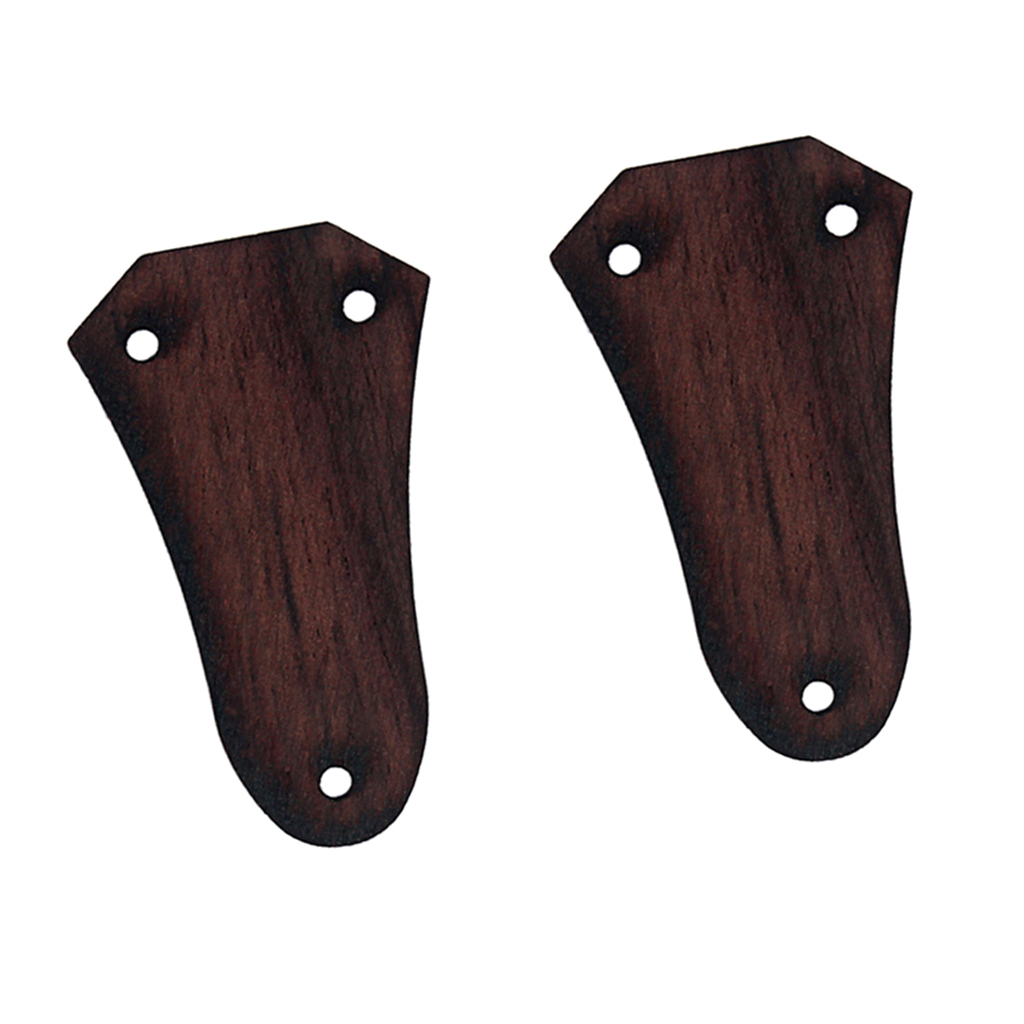 2pcs Rosewood Folk Guitar  Rod Covers Musical Instrument DIY Parts