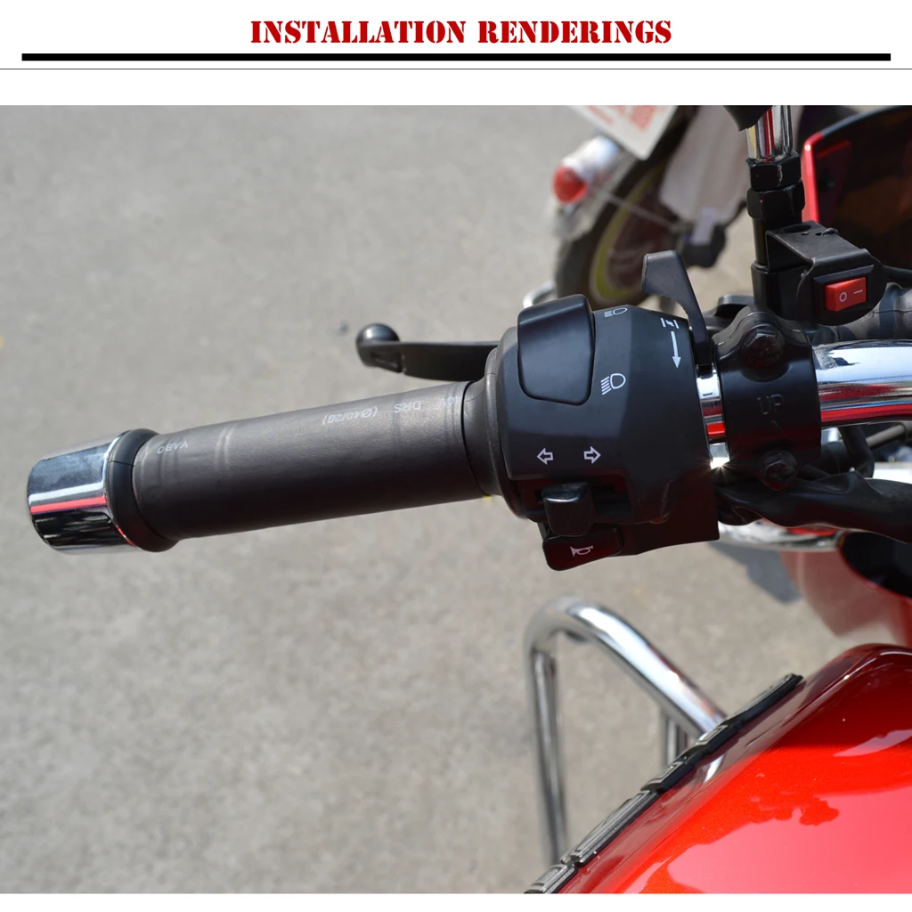 Heated Grips Insert Handlebar Hand Warmer Pads for ATV Motorcycle Motorbike A++