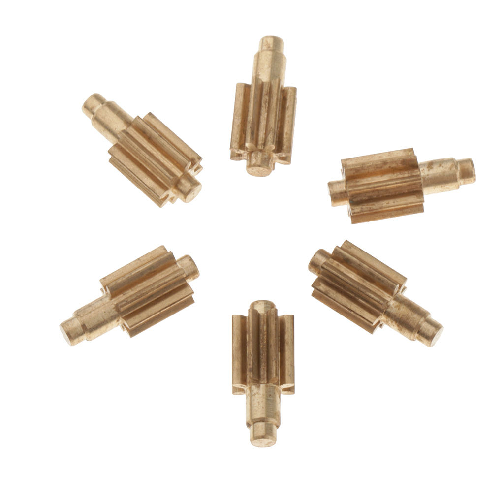 6 Pack 1/10 Scale Gear For   Truck Supplies Set 1.3cm Dia DIY Toy Gifts