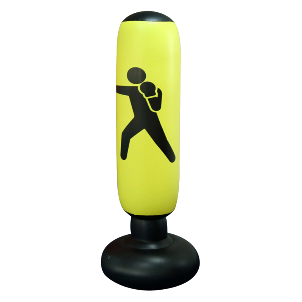 63 Inch Inflatable Boxing Punching Bag, Fitness Punching Bag for Kids Adult,