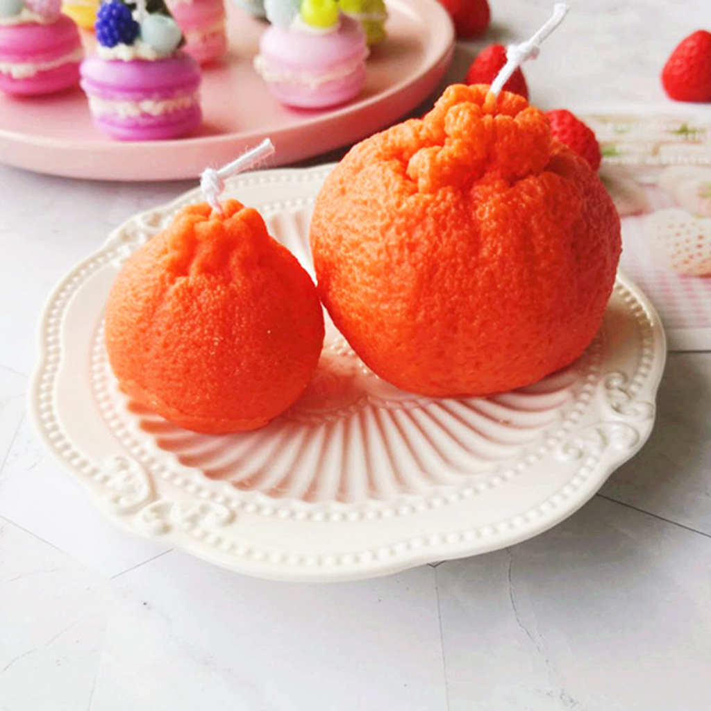 Handmade Scented Candles Fruit Shape Aromatherapy Soy Wax Candle Fragrances Nordic Living Room Bar Home Decor Photo Props