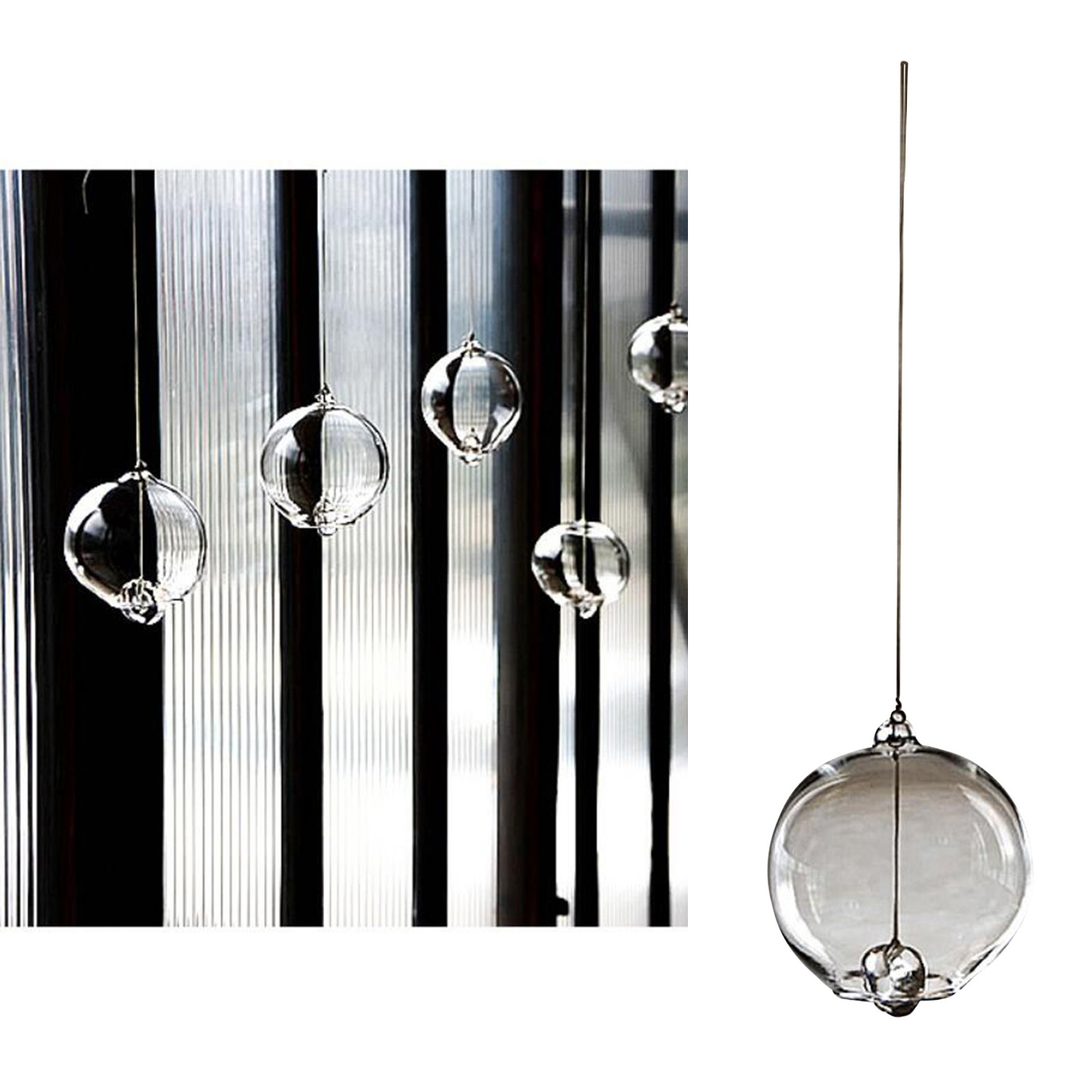 Japanese Style Glass Wind Chimes Hanging Craft Wind Bell Home Decor