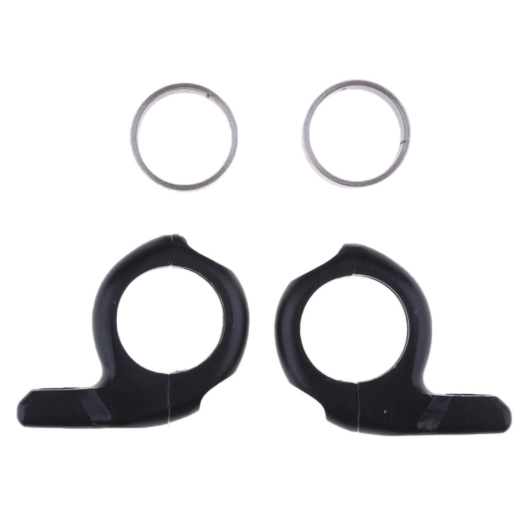Black 25mm Turn Signal HandleBar Clamp On Mirror Adapter Mount Motor Scooter for Yamaha