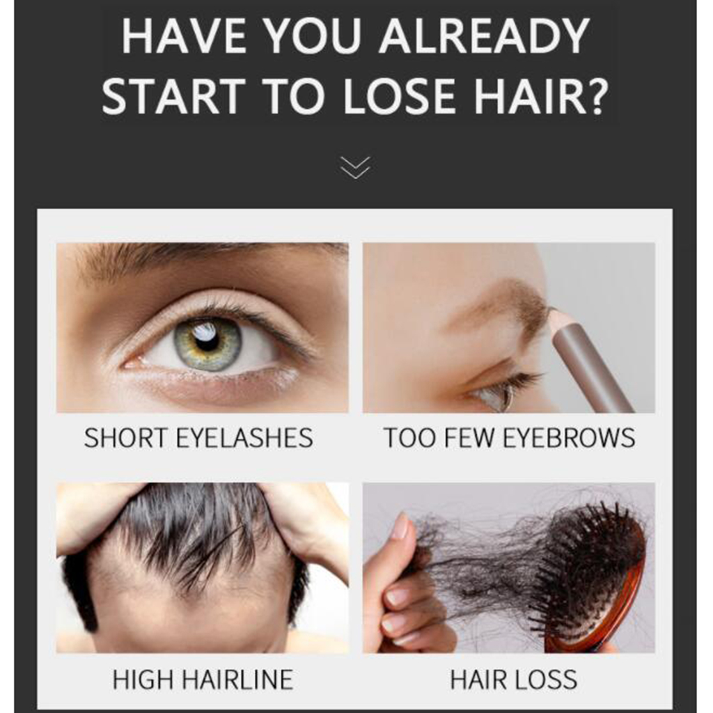 Natural Fast Hair Regrowth Essence Regrowth Anti Hair Loss Treatment Beard Dense Hair Products 30ml for All Hair Types