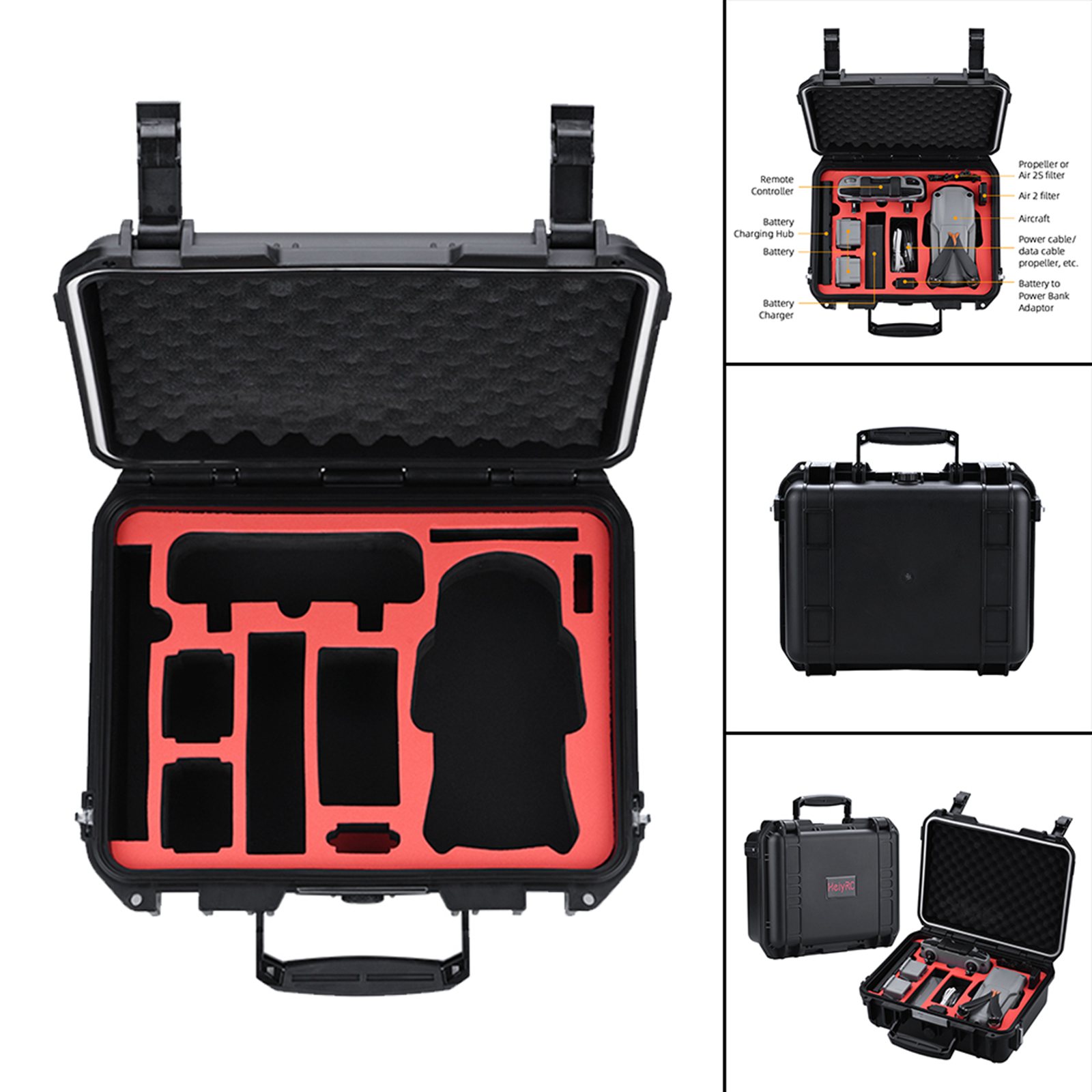 Portable Traveling Drone Hard Case Storage Shockproof Carrying Case Handbag for DJI Mavic Air 2S Accessories