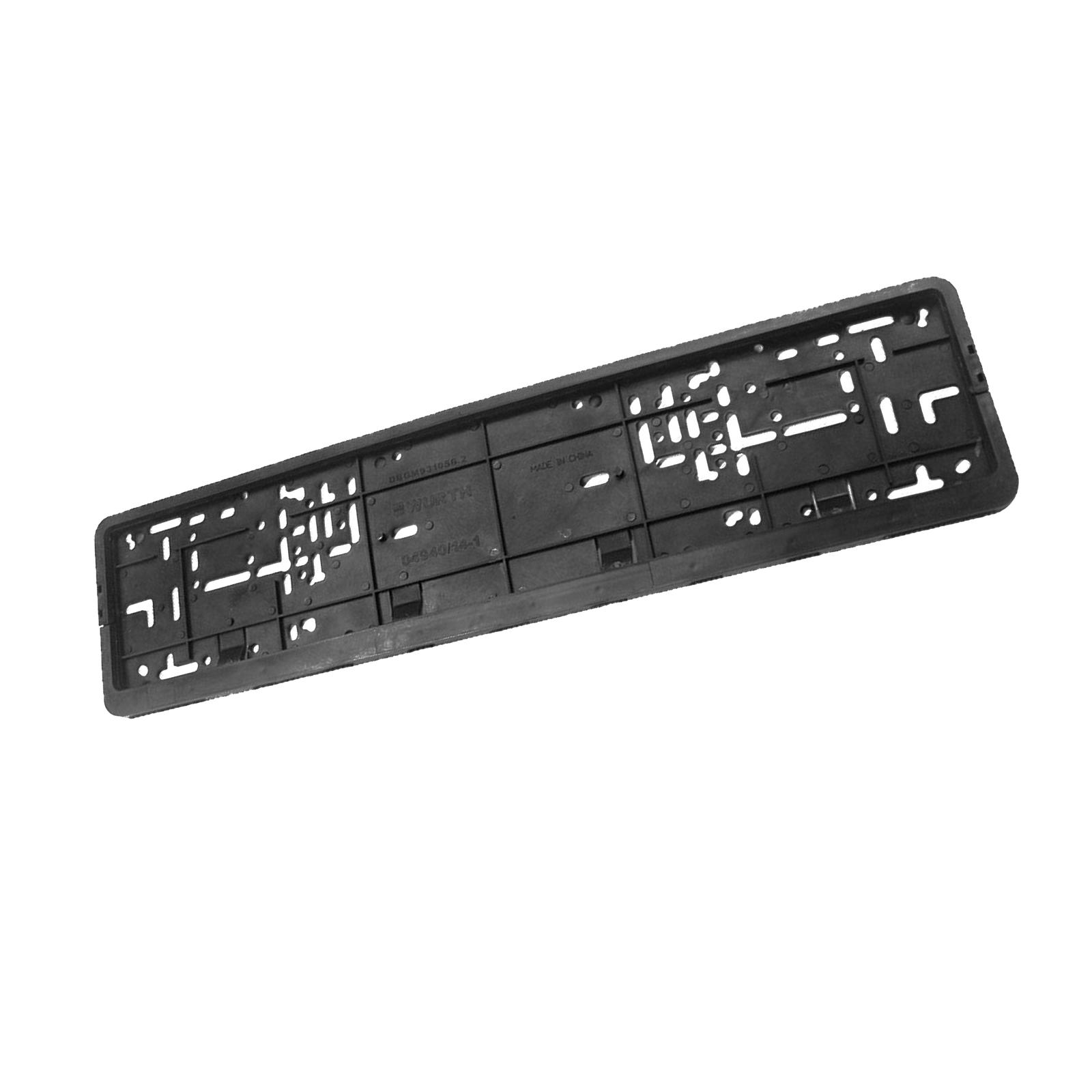 PVC Plastic Car Vehicles License Plate Holder License Bracket Car Tag Covers Fits EU Standard Cars Easy Installation Waterproof