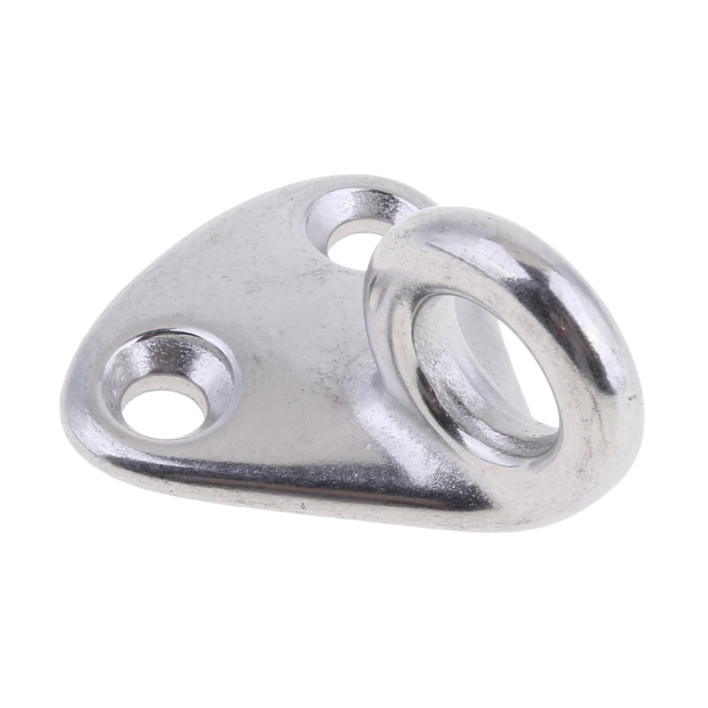 Marine Grade Stainless Steel Boat Eye Ring Fix Hook Mount for Wall 