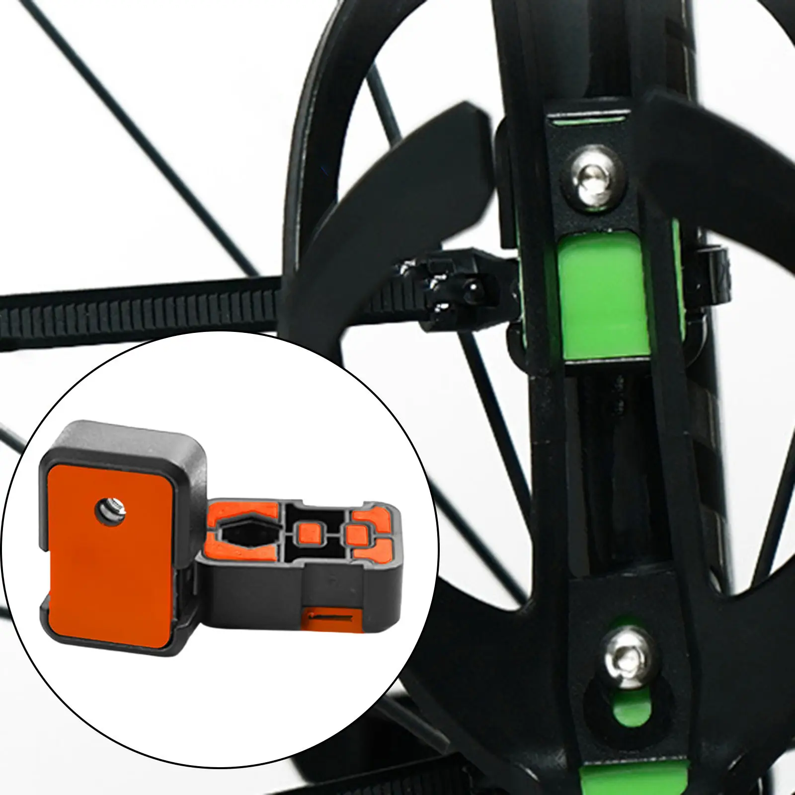 Folding Bicycle Frame for Brompton Water Bottle Expansion Rack Hole Mounting Seat Water Rack Strap Adjustable Bracket