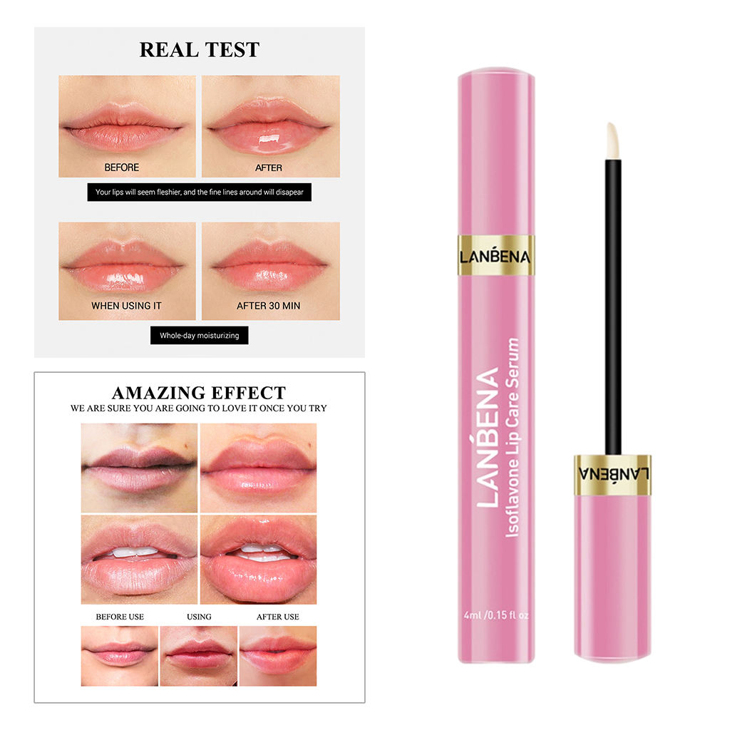 1 Piece Lips Serum Repairing Plumper Promote Luster Resist Aging for Lips Care Travel lips Serum  Gifts For Womens