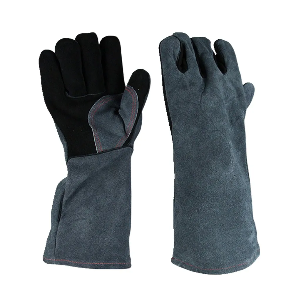 Leather Labor Gloves Working Gloves Safety Heat Resistant Protective Gloves