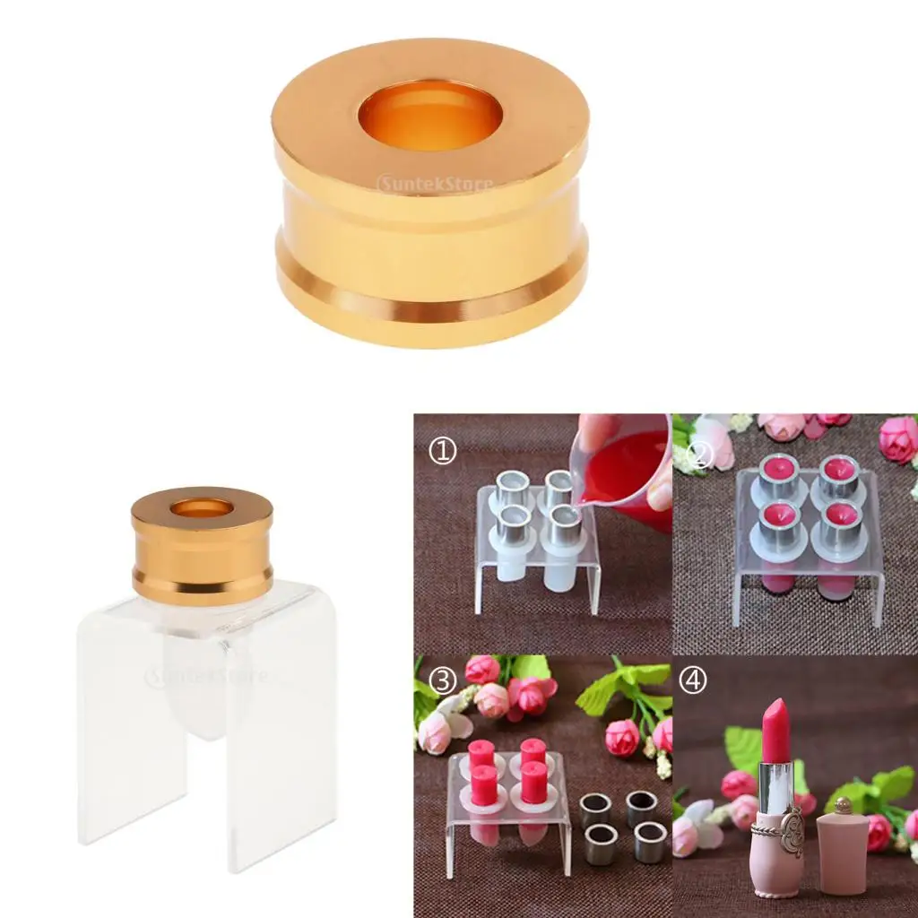 Simple Design Random Alloy Silicone Lipstick Mold Mould Filling Ring For DIY