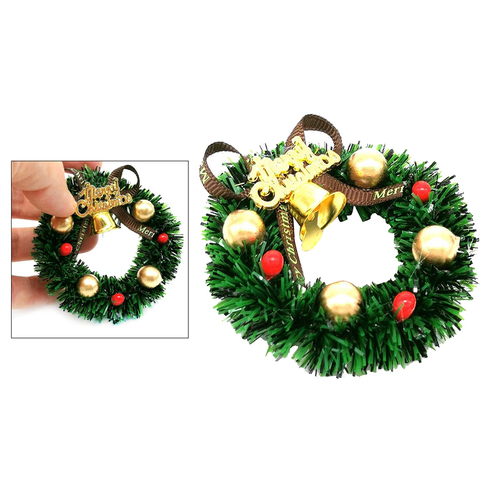 CHRISTMAS Decoration Accessories 1:12 MINIATURE DOLL HOUSE Christmas Wreath