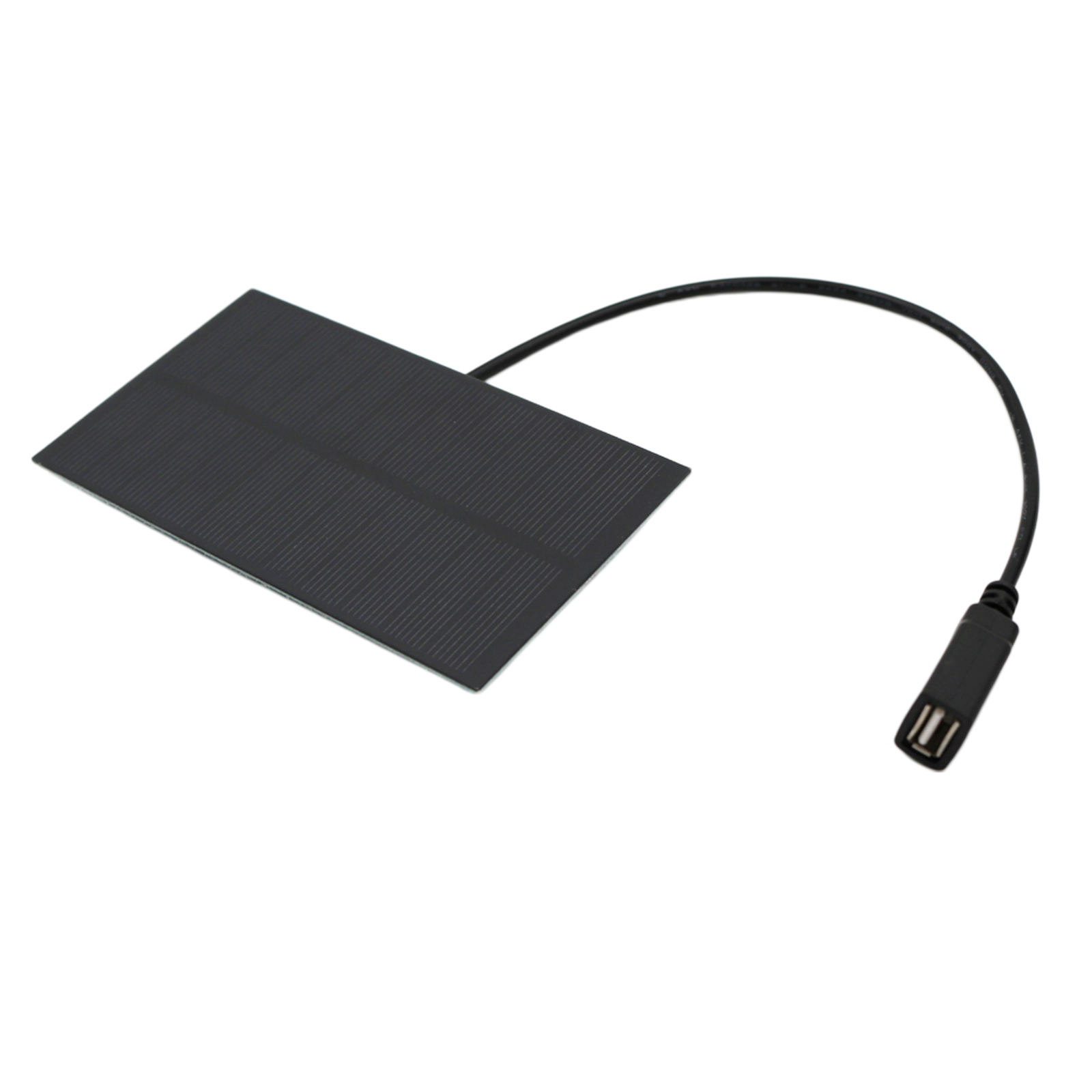 5.5V Solar Panel Charger USB Port Portable Camera Phone Charger for Outdoor Backpacking Trips
