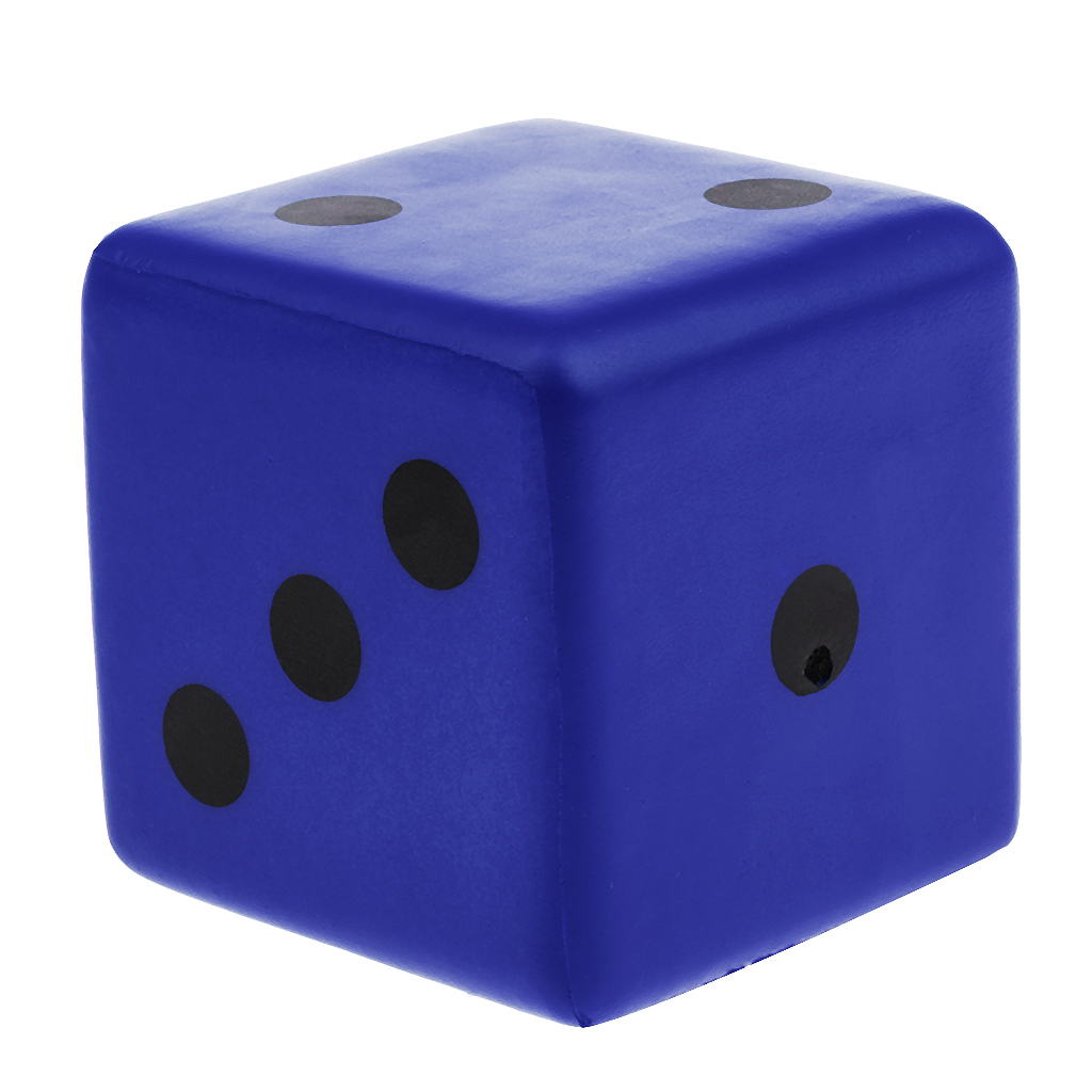 Sponge Dice Foam Dot Dice Playing Dice for Math Teaching Puzzle Toy 8cm