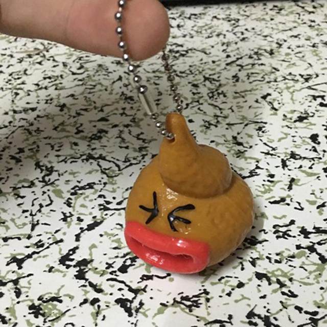 4 Portachiavi Divertenti A Forma Di Cacca - In Silicone Morbido, Regalo Creativo - Foto 1