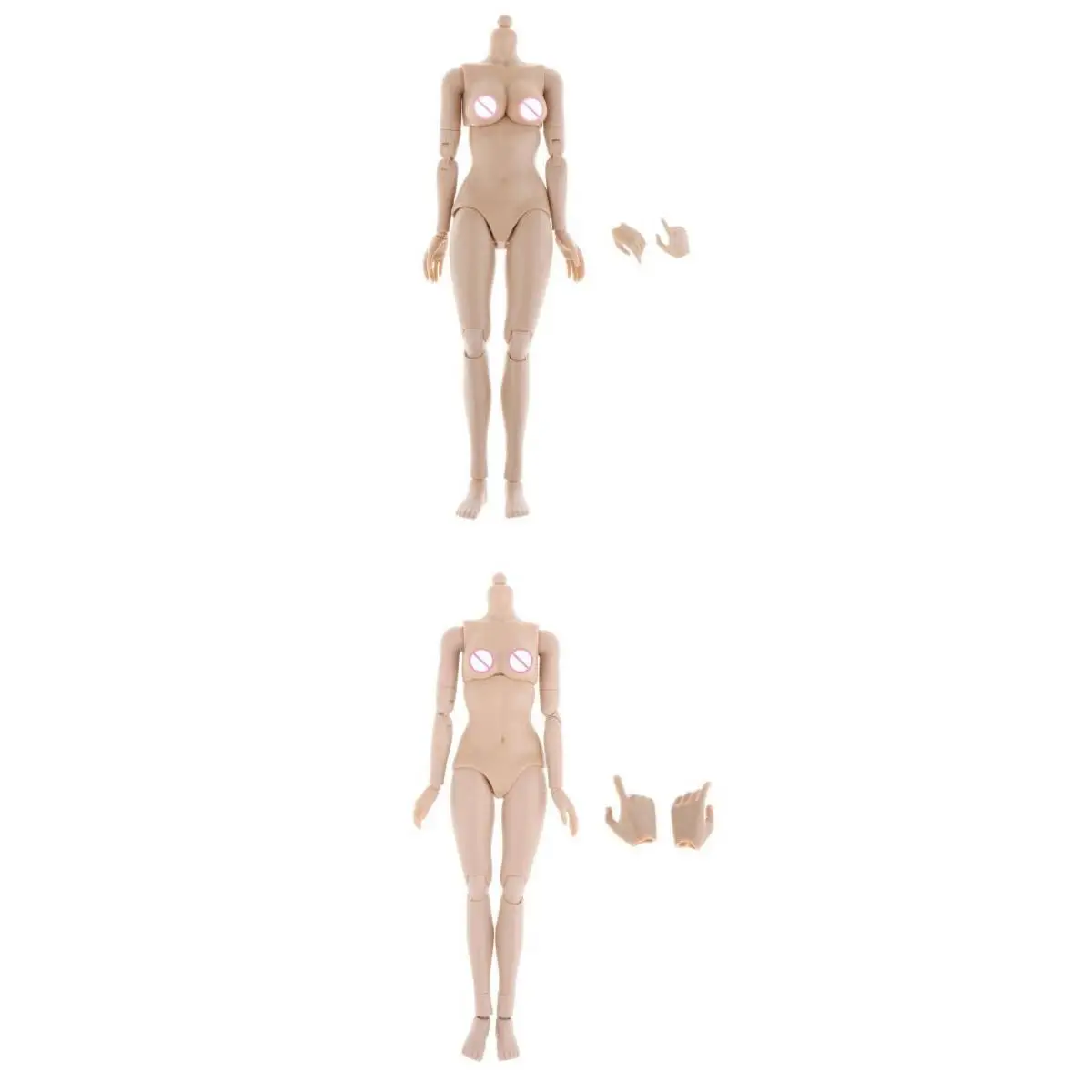 Flexible  Female Body Figures Dolls Toy