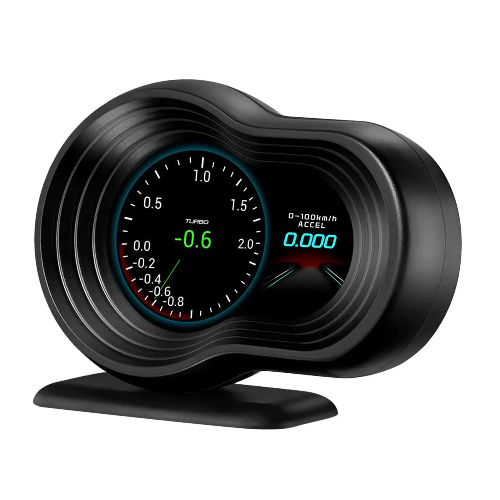 Head up Display Car Hud Display Car Universal Dual System Vehicle Speed MPH KM/h Engine RPM Mileage Measurement Speedometer