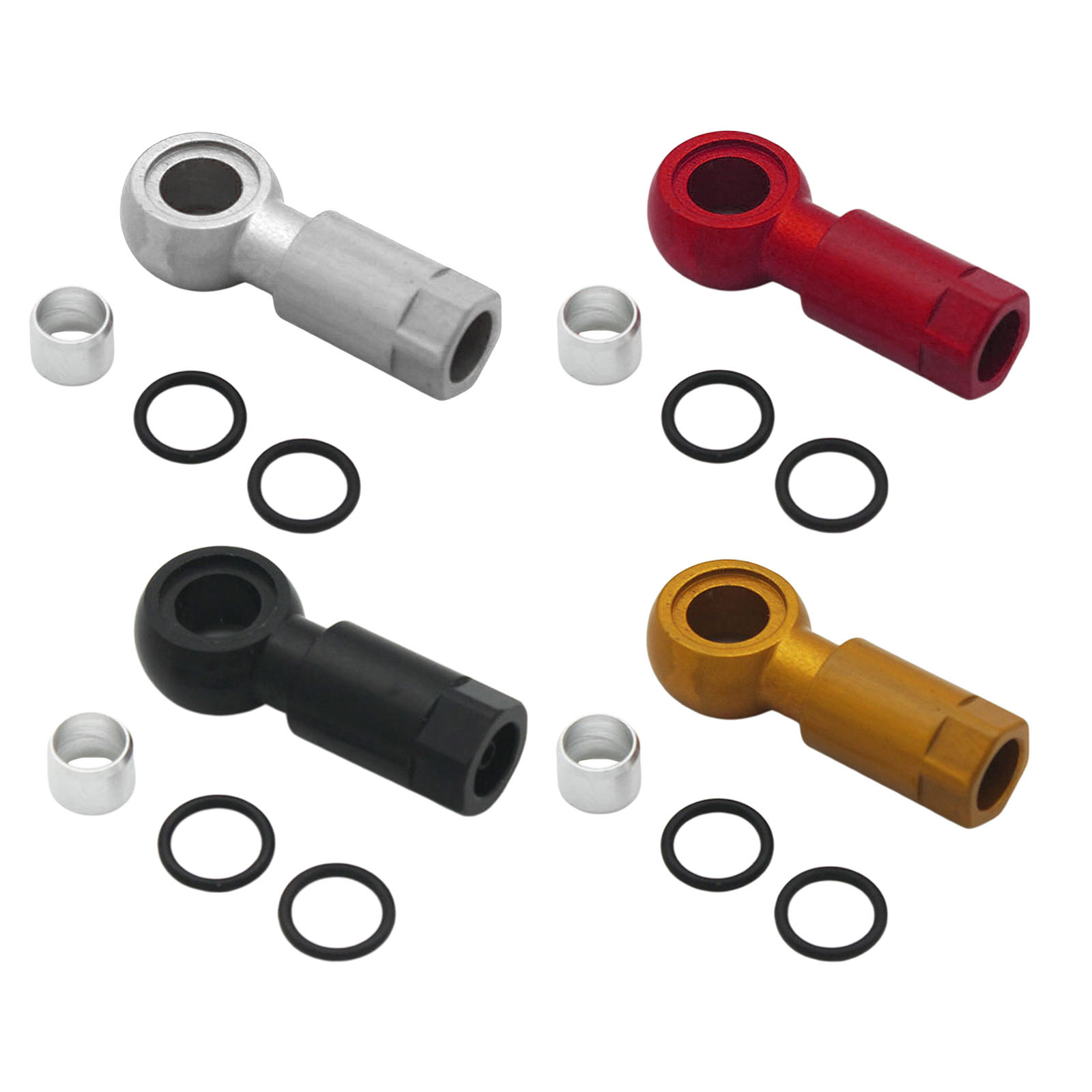 Bicycle Hydraulic Disc Brake Tubing Set Olive Head Connector Five-wire Body for Shi mano XT  BH-90 Accessories