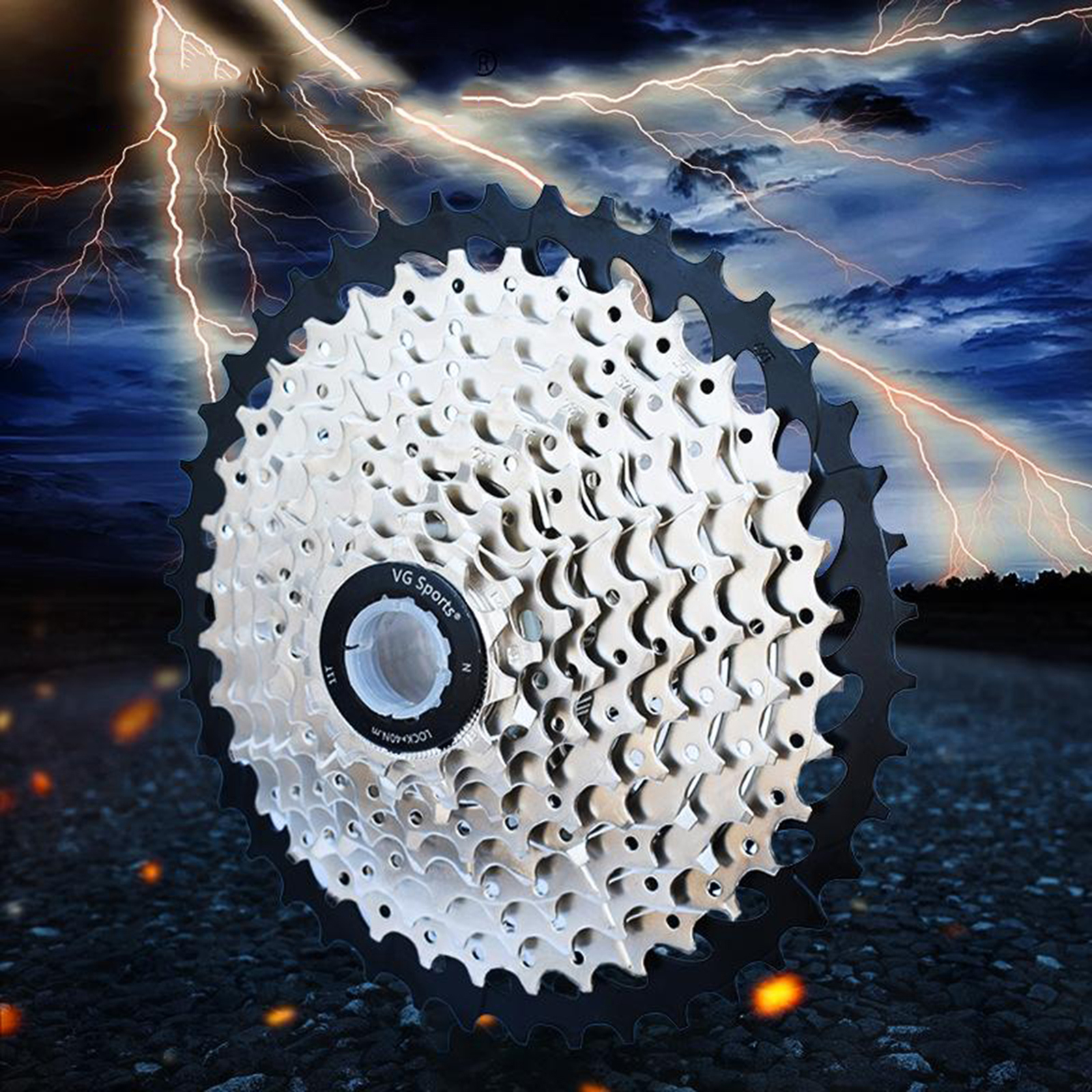 Bike Cassette Freewheel 8 9 10 Speeds 11-25T/46T Teeth Steel Solid Flywheel Sprocket Bike Replacement Cog Freewheel Replacement