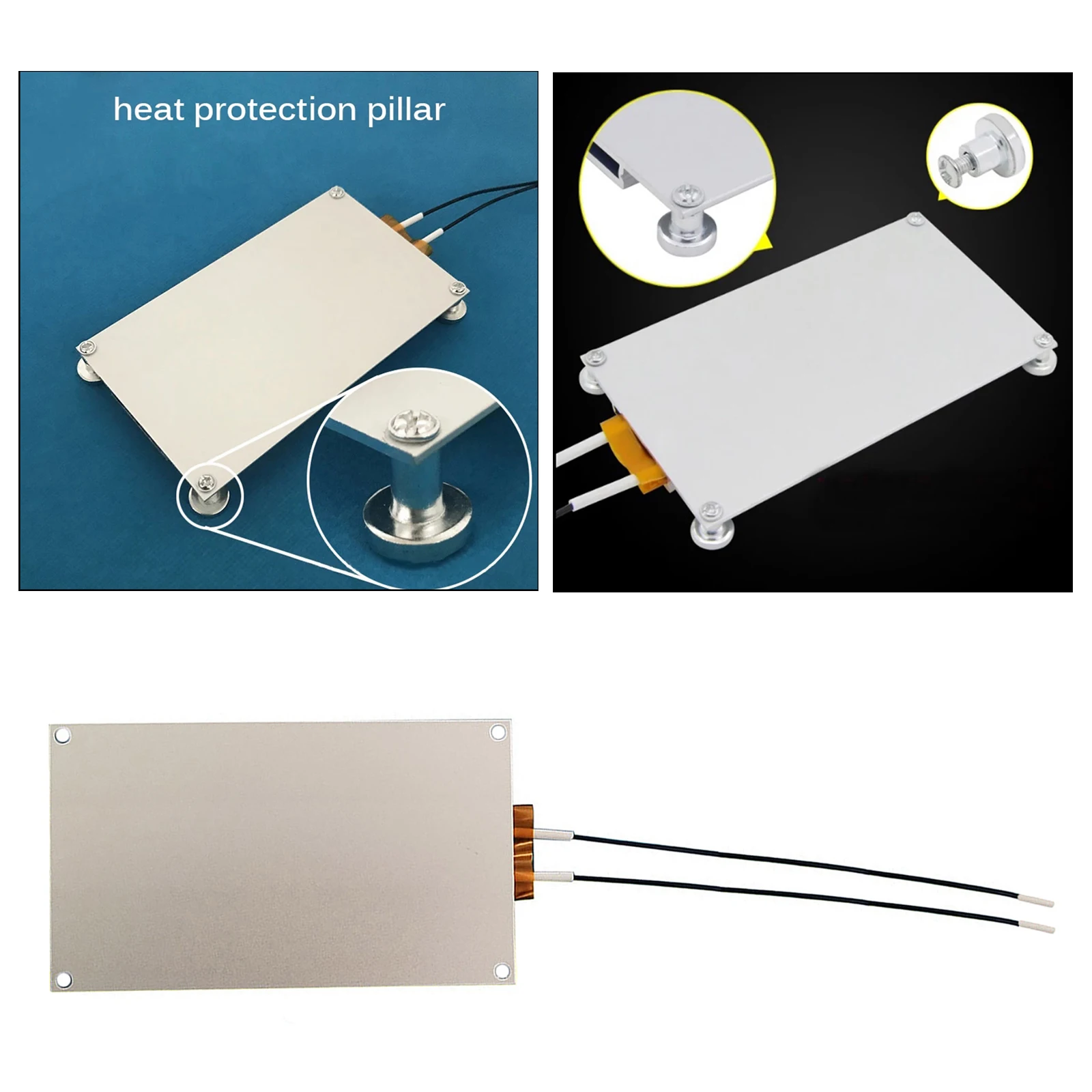 220V Copper LED Lamp Remover PTC Heating Plate Soldering Chip Remove Demolition Welding for LED Repair DIY Laboratory