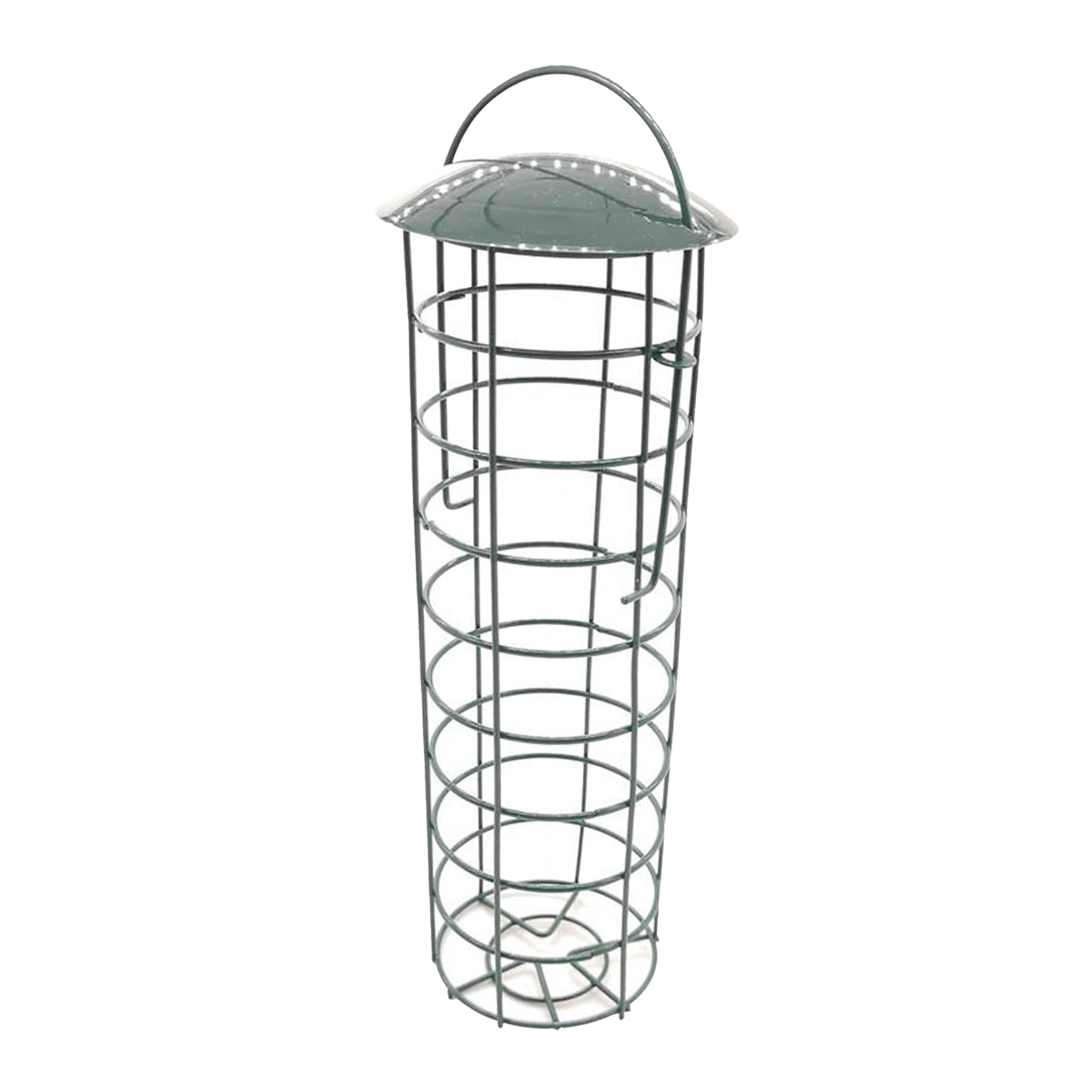 Durable Bird Feeder Pet Bird Hanging Suet Feed Tube Holder for Patio Backyard Decoration